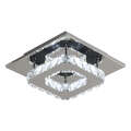 LED Deckenleuchte Kristall Deckenlampe Quadratisch Kronleuchter Wohnzimmer Lampe