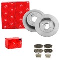 TRW BREMSSCHEIBEN 262mm + BELÄGE HINTEN passend für HYUNDAI i20 BC3 + BAYON