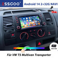 Für VW Touareg 7L6 Transporter V T5 Android14 32G Carplay DAB Autoradio GPS Navi