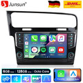 6G+128G Android 13 Carplay Autoradio Für VW Golf VII MK7 13-2020 GPS Navi BT 9''