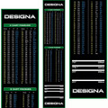 Designa Checkouts Teppichmatte - rutschfeste Rückseite - 290 cm x 60 cm