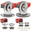 brembo MAX BREMSENSET VORNE + HINTEN passend für OPEL ASTRA H ZAFIRA B MERIVA B