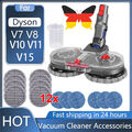 Elektrischer Wischaufsatz für Dyson V7,V8,V10,V11,V15 Staubsauger mit 12 Mopps