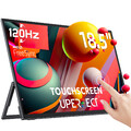 Portable Monitor Touchscreen 18,5 Zoll 120Hz Tragbarer Monitor FHD 1080P Touch 