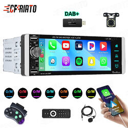 DAB+ 5" 1DIN Autoradio Apple Carplay Android Auto USB AUX IN FM BT SD TF KAM