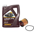 KAMOKA Ölfilter MANNOL Longlife 5W-30 5L für VW Golf V 1.4 TSI 1.6 FSI