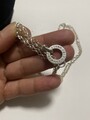 Thomas Sabo Charm Club Kette mit Logo Anhänger 925er Silber 90 CM Neu