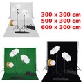 Profi Fotostudio Softbox Set Hintergrundsystem Studioleuchte Studioset Tasche DE