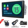 DVR+CAM+10,1" Android 13 8Kern 6+64 Autoradio Doppel DIN Navi CarPlay DSP 4G LTE