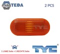 18-0467-01-2 BLINKER BLINKLICHT BLINKLEUCHTE LATERAL INSTALLATION TYC 2PCS NEU