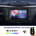 Android 14 Autoradio 4+64GB Carplay GPS Für Mercedes Benz CLS E-Class W211 W219