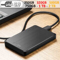 USB 3.0 500GB 1TB External Hard Drive Portable Desktop Mobile Hard Disk Case DE