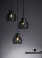 Brilliant Lampe Pendellampe Pendelleuchte Pendel Leuchte 3 flg. schwarz 85493/06