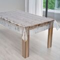 Laro Premium Line 0,3mm weich transparente Tischdecke Folie Transparent Kreise