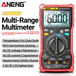 Digital Multimeter Messgerät LCD Strommesser Strom DC /AC Voltmeter Amperemeter.