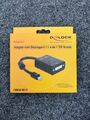 Delock Adapter mini Displayport 1.1 Stecker male   DVI female Buchse schwarz
