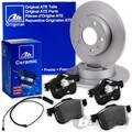ATE BREMSSCHEIBEN 280mm + CERAMIC BELÄGE HINTEN passend für BMW E81 E87 316 318