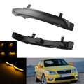 2x LED Außenspiegel Spiegelblinker Für Skoda Octavia II 1Z Superb III 3T Gelb