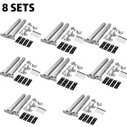 1 2 4 8x PV Solar Modul Halter Wand Dach Boden Balkonkraftwerk Balkongeländer