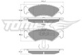 TOMEX Brakes Bremsbelagsatz, Scheibenbremse TX 12-54 für FORD MAZDA