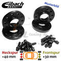 Eibach Spurplatten schwarz VA 30mm, HA 40mm für Mercedes-Benz C-Klasse Coupé C20