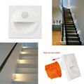 1-8x LED Treppenbeleuchtung mit Bewegungsmelder 230V Treppenlicht Rund Dose 60mm