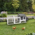 Hühnerstall Hühnerhaus Hühnervoliere Geflügelstall Hasenstall Freilauf Holzstall