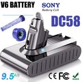 9500mAh Akku Für DYSON V6 DC59 DC62 DC61 DC58 SV03 375916400421 6AH  Ersatzakku