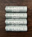IKEA LADDA Akku Batterien aufladbar, 4 Stück HR06 AA 1,2 V, 2450 mAh 505.046.92