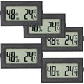 5X mini Thermometer Hygrometer Thermo Luftfeuchtigkeit Temperaturmesser　DE