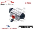 RADBREMSZYLINDER TROMMELBREMSE PAAR FEBEST 0278-K12 2PCS V FÜR NISSAN MICRA III
