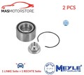 RADLAGERSATZ RADLAGER SATZ PAAR MEYLE 28-14 650 0004 2PCS I FÜR KIA PICANTO II