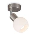 LED Deckenspot schwenkbar Glasschirm Wandleuchte 3.000K E14 5W Spot-Lampe Flur