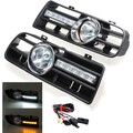 Nebelscheinwerfer Grill Gitter Blende DRL Tagfahrlicht Für VW Golf MK4 1997-04 Y