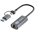 USB-C auf RJ45 USB 3.0 Ethernet Adapter 1 Gigabit LAN 1000Mbps Kabelgebunden LAN