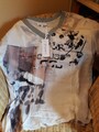 Damen Shirt *Just White*, Gr. 44, Edelshirt, Nagelneu!