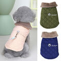 Herbst Winter Haustier Weste Welpen Hund Katze Warme Gepolsterte Mantel B ↓