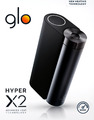 Glo Hyper X2 Air - Farbe: Black Schwarz - ultra-slim Tabakerhitzer - & OVP