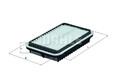 Luftfilter Filtereinsatz LX 1588 KNECHT für SUZUKI WAGON R+ Schrägheck ALTO V