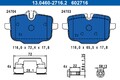 Bremsbelagsatz Scheibenbremse ATE 13.0460-2716.2 für BMW F10 F11 F06 F13 F12 G30