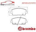 SATZ BREMSBELÄGE BREMSKLÖTZE VORNE BREMBO P 30 116 P FÜR HYUNDAI SANTA FE IV