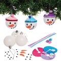 FX290 Schneemann Weihnachtsbaumkugel Dekoration Bastelset - Packung mit 6 Bas...