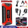 99800MAH AUTO KFZ STARTHILFE JUMP STARTER 12V LADEGERÄT BOOSTER POWERBANK PKW DE