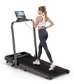 Laufband für Zuhause,Walking Pad,1-12 km/h Klappbar9%Steigung,LCDDisplay mit App