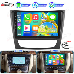 DAB+ Android 13 Autoradio GPS Navi 4+64G Für Mercedes Benz CLS E-Class W211 W219