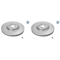 2x MEYLE-PD 349mm BREMSSCHEIBEN VORNE passend für JAGUAR E-PACE LAND ROVER DISCO