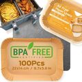 Backpapier für Friteuse Heißluftfritteuse Backofen Airfryer Liner 100 Stück 22cm
