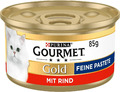 PURINA GOURMET Gold Feine Pastete Katzenfutter nass, 12er Pack (12 x 85g)