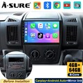 4+64GB Android 14 Autoradio Bluetooth 5.0 FM Navi Für Fiat Ducato Peugeot Boxer