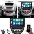 4+64G Carplay Autoradio Für Toyota Aygo Peugeot 107 Citroen C1 Android 15.0 KAM